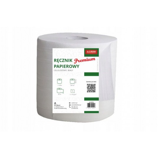 Ręcznik premium celulozowy A-Z Biuro 95m, 1 warstwa
